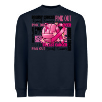 Navy volleyball pink out breast cancer Heavyweight Sweatshirt - RanaPortraitStore