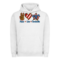 Pigment Lunar Rock Peace Love Fireworks Urban Hoodie - Jasminsmagicworld