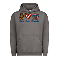 Pigment Tornado Peace Love Fireworks Urban Hoodie - Jasminsmagicworld