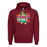 Burgundy if you drink don't drive do the watermelon crawl Zipper Hoodie - RanaPortraitStore