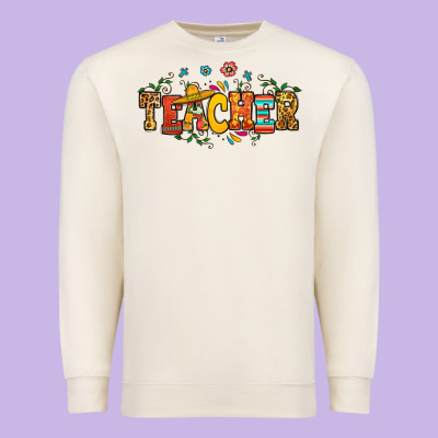 Spanish Teacher Premium Sweatshirt Designed By Ranaportraitstore