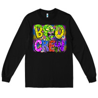 Black boo crew Long Sleeve Tee - CowhideDigitalArt