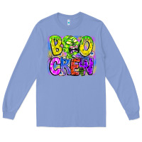 Colony Blue boo crew Long Sleeve Tee - CowhideDigitalArt