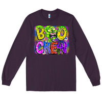 Plum boo crew Long Sleeve Tee - CowhideDigitalArt