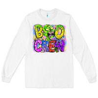 White boo crew Long Sleeve Tee - CowhideDigitalArt