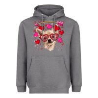 Storm valentine's day  chihuahua Heavyweight Hoodie - RanaPortraitStore