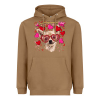 Toasted Coconut valentine's day  chihuahua Heavyweight Hoodie - RanaPortraitStore