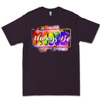 Plum Always be kind Premium Tee - FaDigitalArtStudio