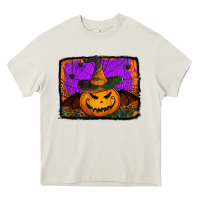 Cream jack o' lantern pumpkin Heavy Core Tee - Jasminsmagicworld