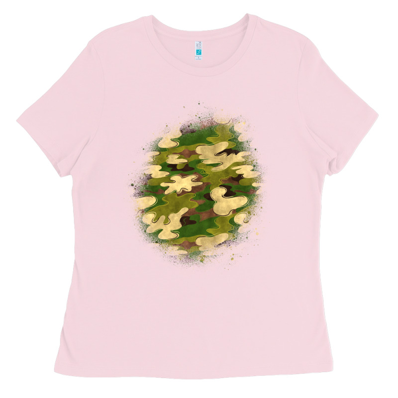 Camouflage Patch 5 Ladies Tee by BundleAndBundleShop | Teevron
