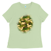 Matcha camouflage patch 5 Ladies Tee - BundleAndBundleShop