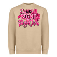 We Fight Together Breast Cancer Heavyweight Sweatshirt | Teevron