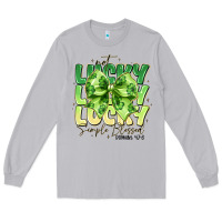 Moon Dust Not Lucky Simply Blessed Long Sleeve Tee - CowhideDigitalArt