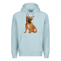Blue Mist french bulldog Premium Hoodie - Artiststas