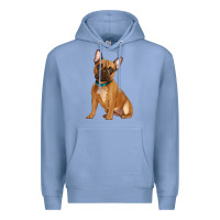 Colony Blue french bulldog Premium Hoodie - Artiststas