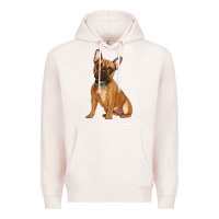 Pale Pink french bulldog Premium Hoodie - Artiststas