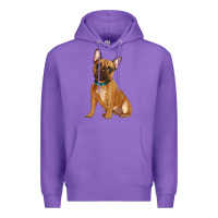 Purple french bulldog Premium Hoodie - Artiststas