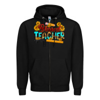 Black blessed teacher Zipper Hoodie - RanaPortraitStore