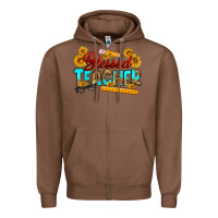 Chestnut blessed teacher Zipper Hoodie - RanaPortraitStore
