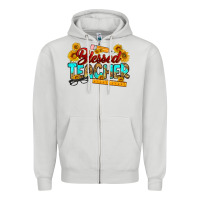 Dove Grey blessed teacher Zipper Hoodie - RanaPortraitStore