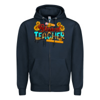 Navy blessed teacher Zipper Hoodie - RanaPortraitStore