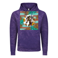 Cloud Purple western mustang horse Vintage Hoodie - LillyAllenDesigns