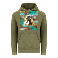 Western Mustang Horse Vintage Hoodie | Teevron