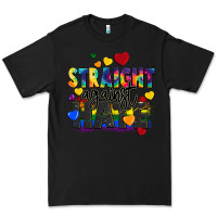 Black straight against hate Premium Tee - FaDigitalArtStudio