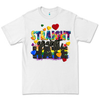 White straight against hate Premium Tee - FaDigitalArtStudio
