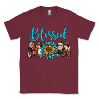 Burgundy blessed mom Classic Tee - Artiststas