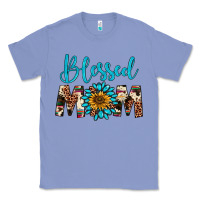 Colony Blue blessed mom Classic Tee - Artiststas