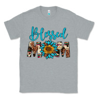 Heather Grey blessed mom Classic Tee - Artiststas
