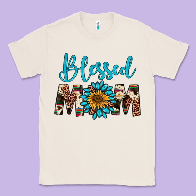Blessed Mom Classic Tee Designed By Artiststas