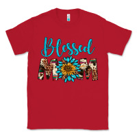 Red blessed mom Classic Tee - Artiststas
