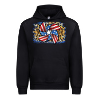 Black 4th of July Pinwheel Urban Hoodie - Jasminsmagicworld