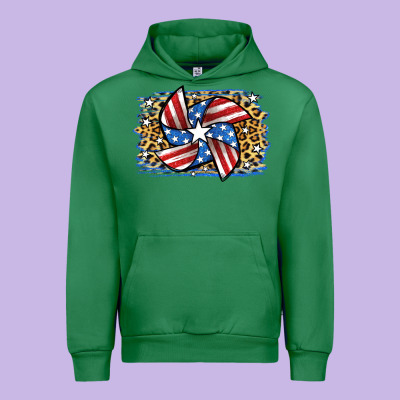 4th Of July Pinwheel Urban Hoodie Designed By Jasminsmagicworld