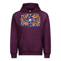 Mauve Wine 4th of July Pinwheel Urban Hoodie - Jasminsmagicworld