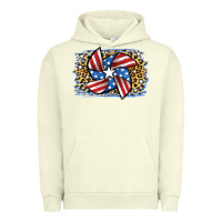 Pigment Pistachio 4th of July Pinwheel Urban Hoodie - Jasminsmagicworld
