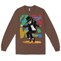 Chestnut michael jackson Long Sleeve Tee - artisFamous