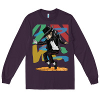 Plum michael jackson Long Sleeve Tee - artisFamous