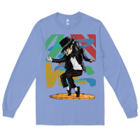 Colony Blue michael jackson Long Sleeve Tee - artisFamous