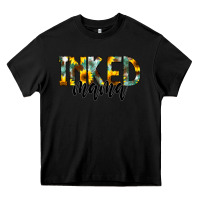 Black Inked Mama Heavy Core Tee - CowCowDesign