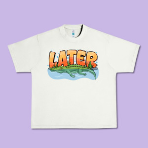 Later Urban Heavy Tee Designed By Cowhidedigitalart