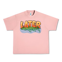 Salmon Later Urban Heavy Tee - CowhideDigitalArt