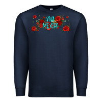 Navy viva mexico long live mexico Premium Sweatshirt - Jasminsmagicworld