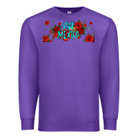 Purple viva mexico long live mexico Premium Sweatshirt - Jasminsmagicworld