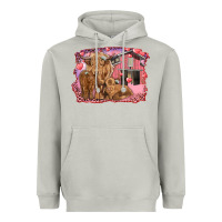 Moon Dust Valentine's day mama cow and baby cows Heavyweight Hoodie - RanaPortraitStore