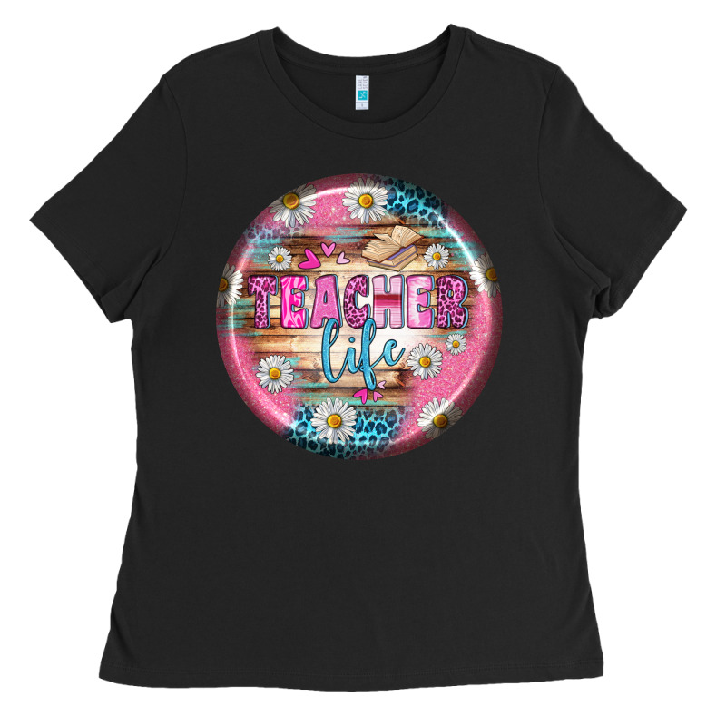Teacher Life Earrings Ladies Tee by BundleAndBundleShop | Teevron