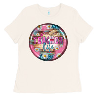 Bone teacher life earrings Ladies Tee - BundleAndBundleShop