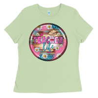 Matcha teacher life earrings Ladies Tee - BundleAndBundleShop